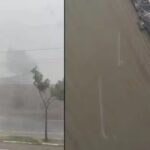 Chuva de granizo surpreende moradores de cidade baiana; casas são destelhadas e muros desabam