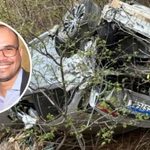 Acidente com carro que transportava prefeito de Marcionílio Souza deixa motorista ferido na BR-116